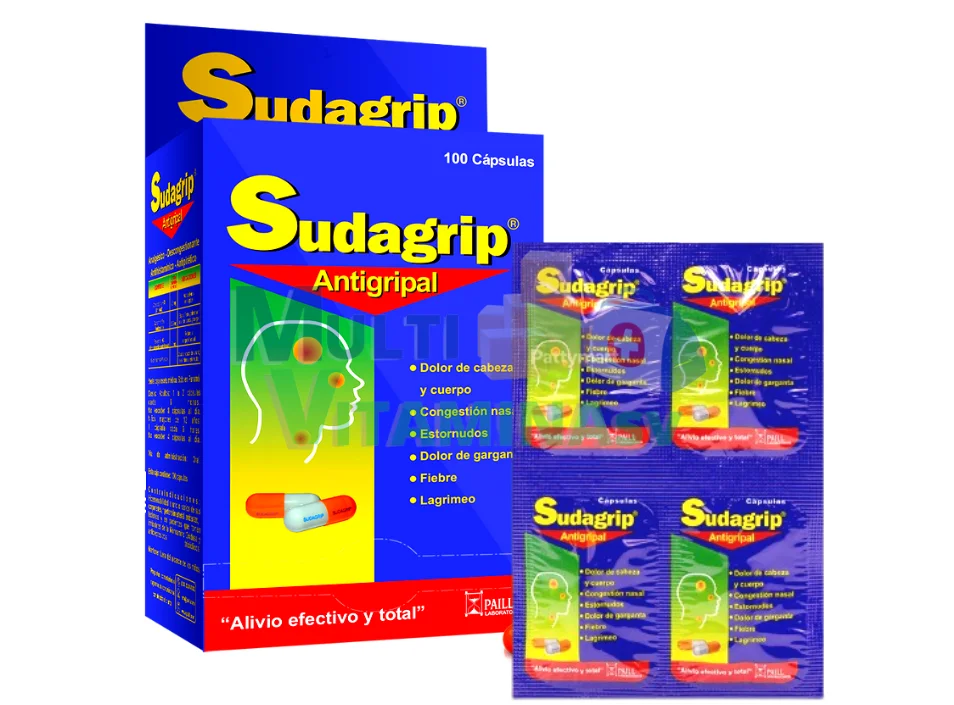 Sudagrip Antigripal Capsulas Multivitaminasv